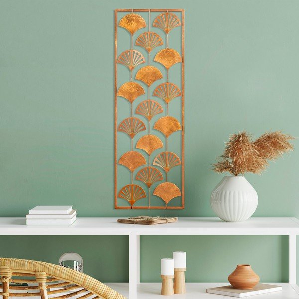 Metāla sienas dekors 32x90 cm Gingko – Wallity-image-2