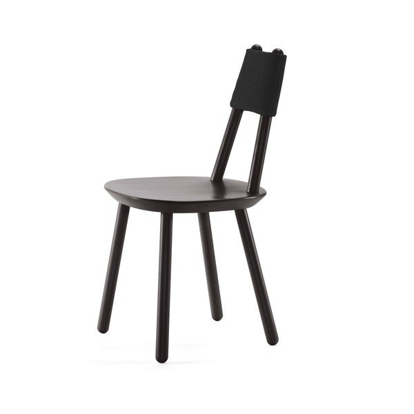 Melns masīvkoka krēsls EMKO Naïve-image-3