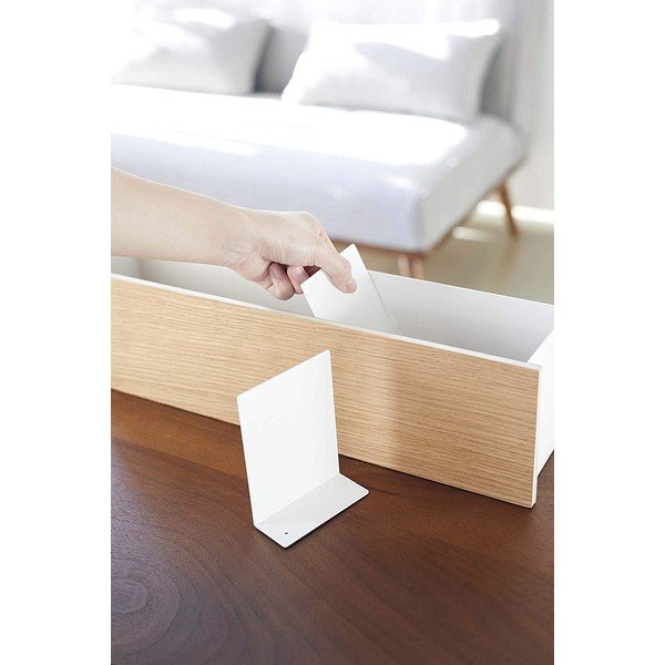 Balts/dabīga toņa metāla organizators kancelejas piederumiem Rin – YAMAZAKI-image-4