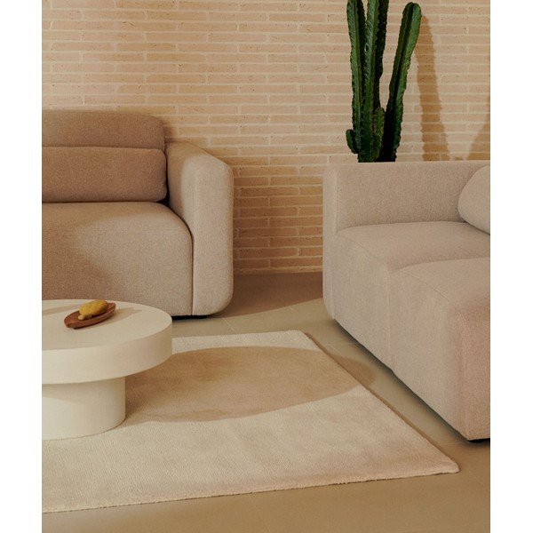 Krēmkrāsas paklājs 200x300 cm Empuries – Kave Home-image-1