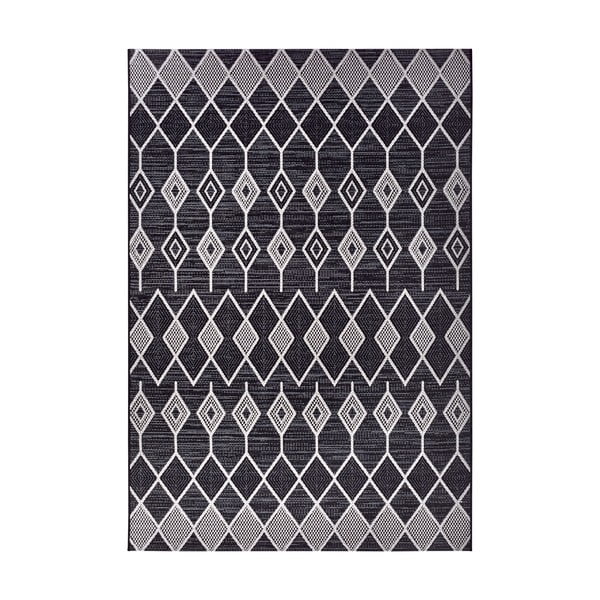 Antracīta pelēks āra paklājs 130x190 cm – Elle Decoration