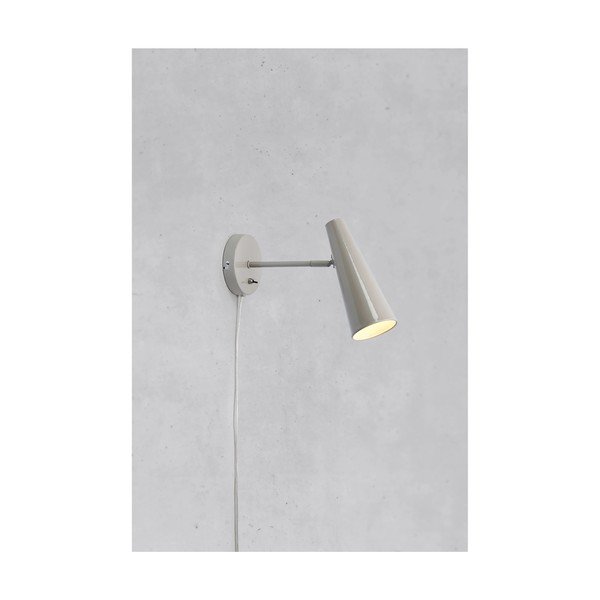 Pelēkbēša sienas lampa ar vadu Peak – Markslöjd-image-1