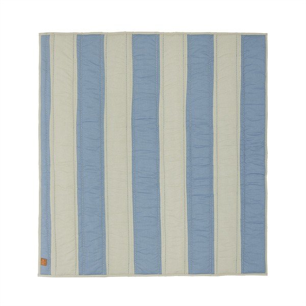 Zils/krēmkrāsas bērnu rotaļu paklājiņš 130x140 cm Striped – OYOY Mini