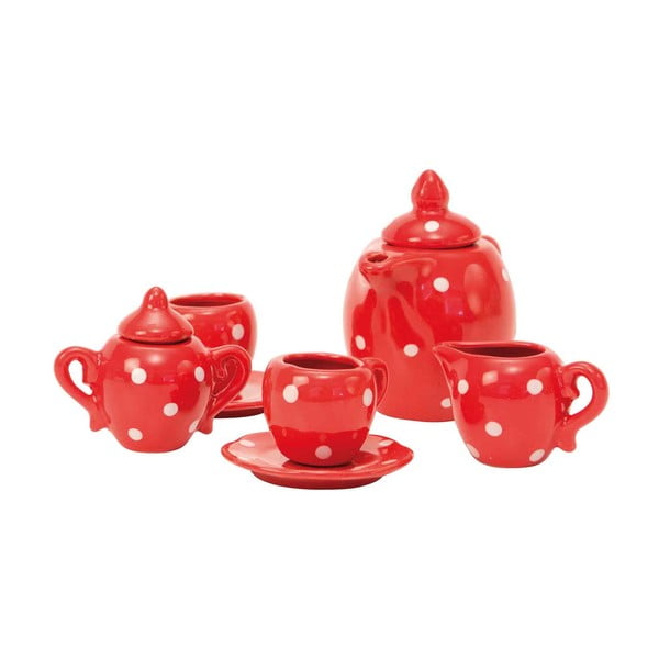 Porcelāna tējas komplekts spēļu virtuvei La Grande Famille Tea Set – Moulin Roty