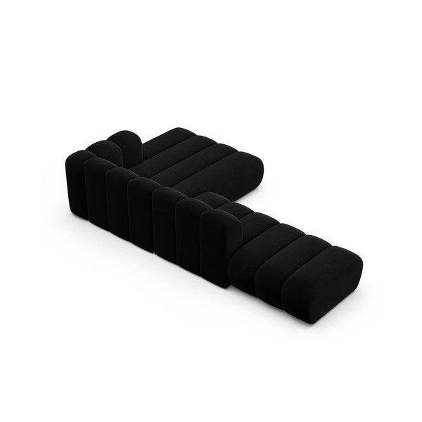 Antracīta pelēks stūra dīvāns (ar labo stūri) Lupine – Micadoni Home-image-3