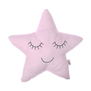 Gaiši rozā bērnu spilvens ar kokvilnu Mike & Co. NEW YORK Pillow Toy Star, 35 x 35 cm