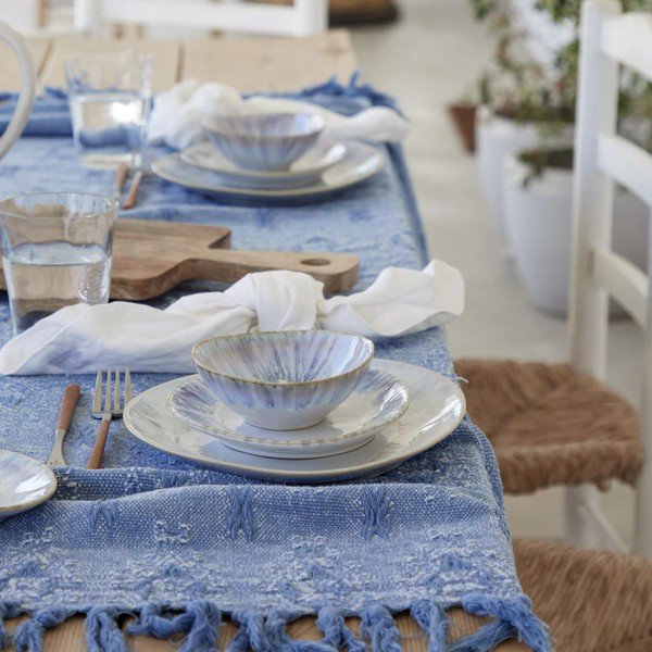 Balta/zila akmensmasas bļodiņa 200 ml Brisa – Costa Nova-image-3