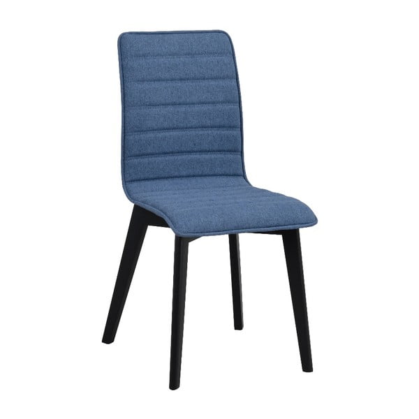 Zils ēdamistabas krēsls ar melnām kājām Rowico Grace