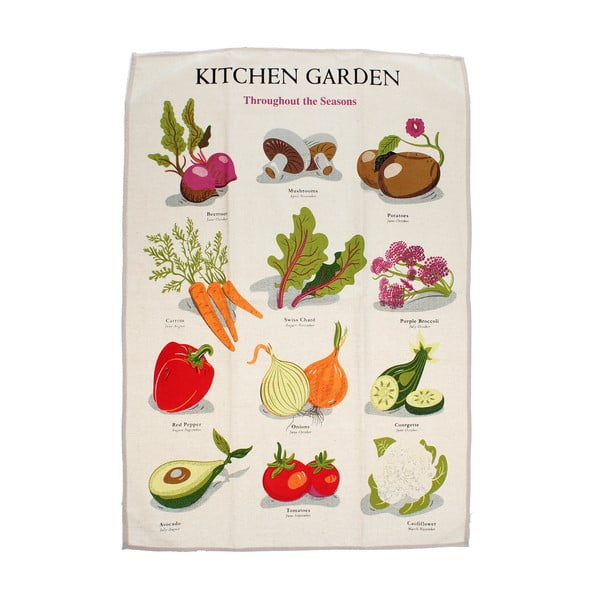 Kokvilnas trauku dvielis 50x70 cm Kitchen Garden – Rex London