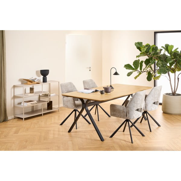 Pelēks grāmatplaukts 114x78x35 cm Seaford – Actona-image-4