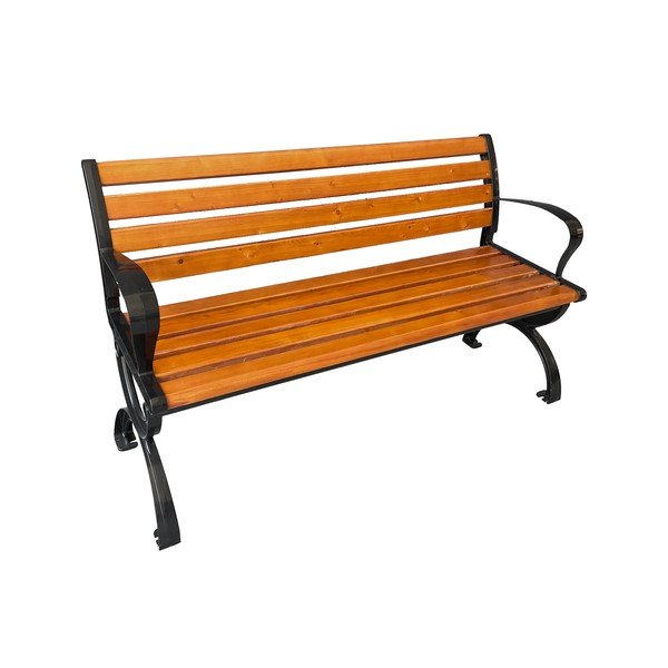 Dabīga toņa masīvkoka/metāla dārza sols Norwich – Garden Pleasure