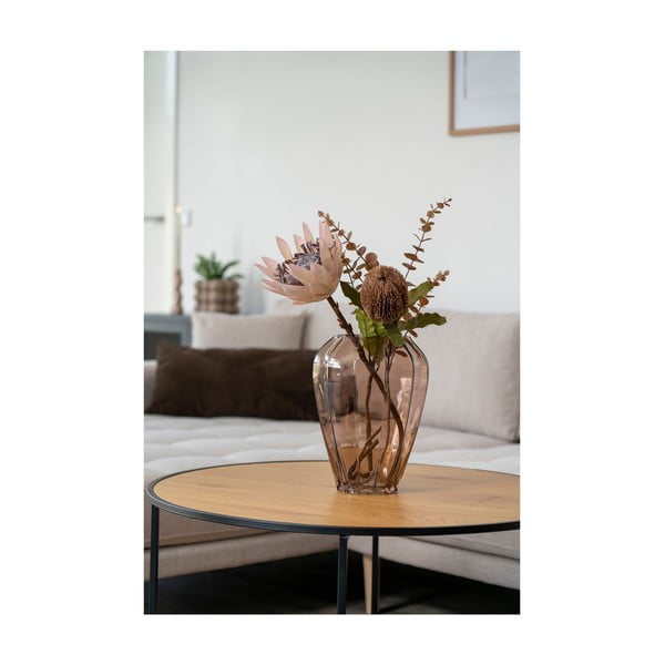 Brūna stikla vāze (augstums 29 cm) – House Nordic-image-1