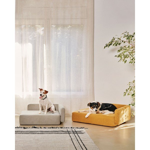 Smilškrāsas suņu gulta 73x60 cm Bowie – Kave Home-image-3