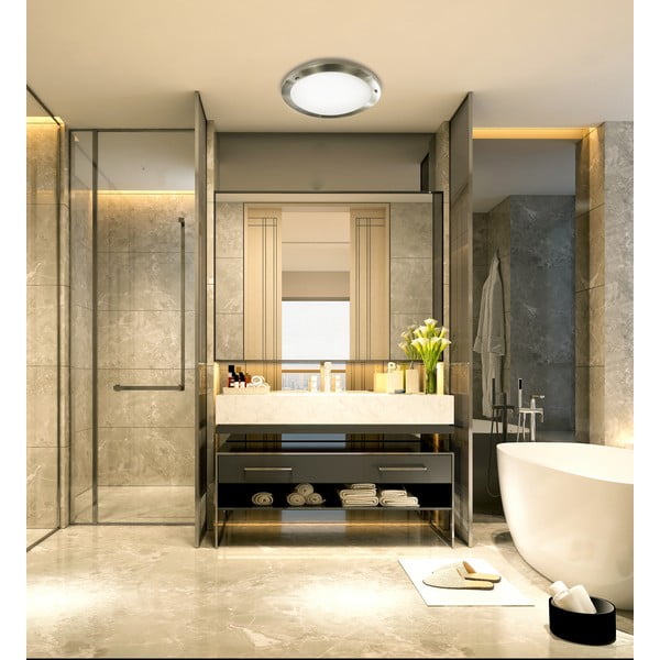 Griestu lampa bronzas krāsā ar stikla abažūru ø 18 cm Aquila – Candellux Lighting-image-1