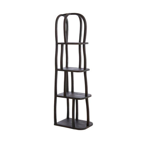 Tumša dabīga toņa mango masīvkoka plaukts 53x175x40 cm Lowe – Light & Living