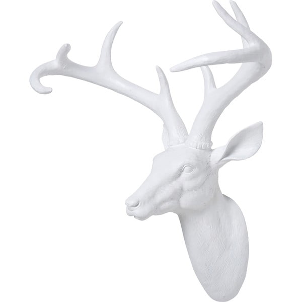 Balts dekoratīvs krūšutēls brieža formā Kare Design Deer, 40 x 45 cm-image-2