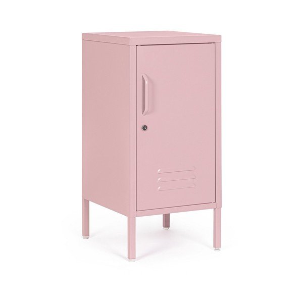 Gaiši rozā metāla skapītis ar slēdzeni 35x76x40 cm Cambridge – Yes Everyday-image-2
