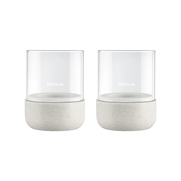 Stikla svečturi tējas svecītēm (2 gab.) Calma – Blomus