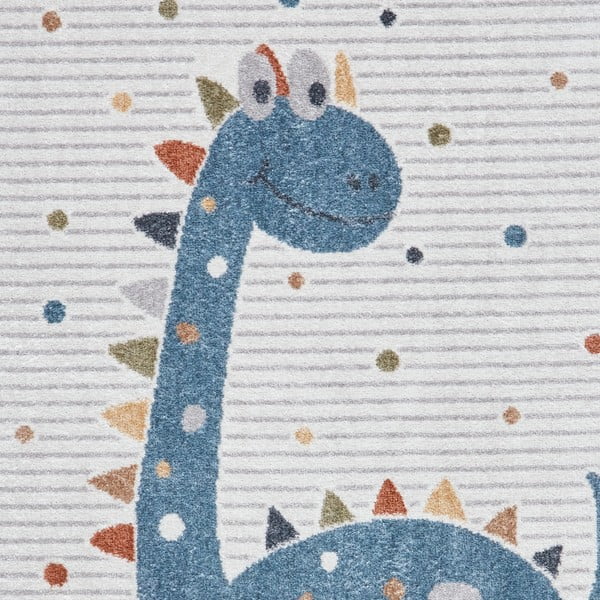 Zils/gaiši pelēks bērnu paklājs 120x170 cm Vida Kids Dinosaur – Think Rugs-image-2