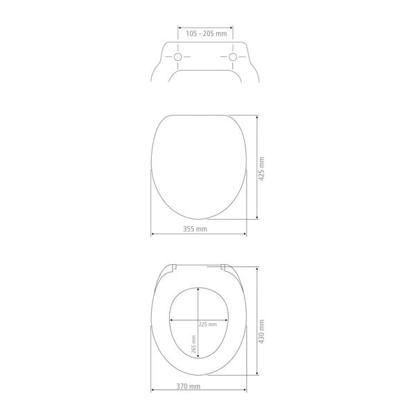 Automātiski aizverams jeb Easy-Close tualetes poda sēdeklis 37x43 cm Rustic – Wenko-image-3