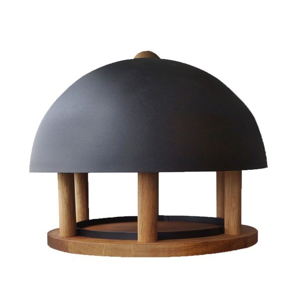 Putnu barotava uz statīva no ozolkoka Esschert Design-image-1