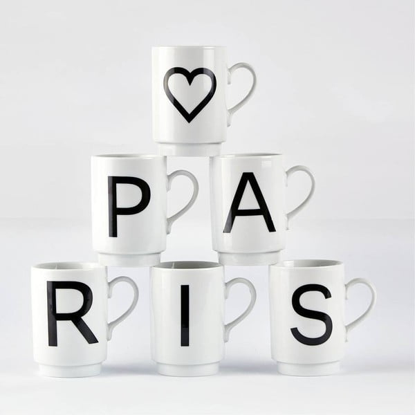 Porcelāna burtu krūze KJ Collection C, 250 ml-image-2