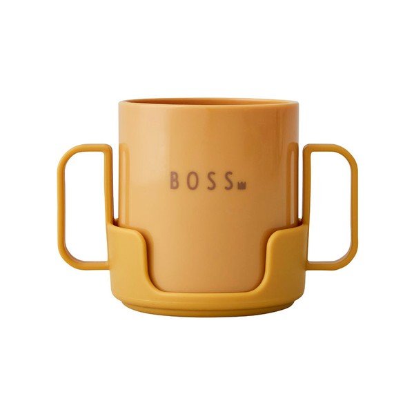 Sinepju dzeltenas bērnu krūzes dizaina burti Mini Boss-image-4