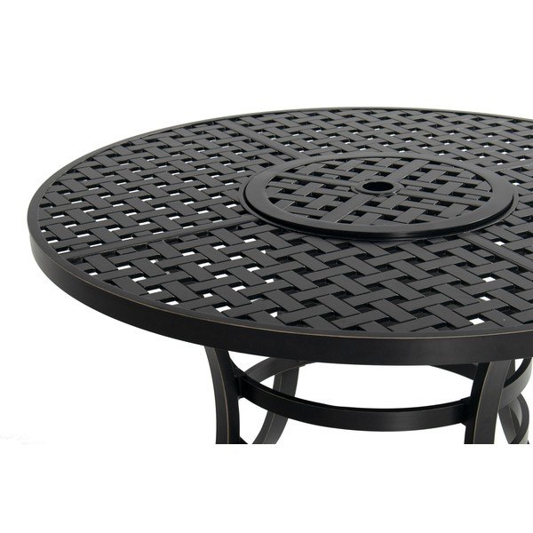 Alumīnija apaļš dārza ēdamgalds ø 120 cm Rosario – Hartman-image-3