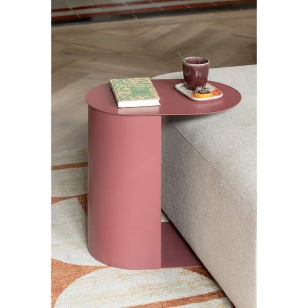 Metāla sānu galdiņi (2 gab.) 30x45 cm Riqueza Oval – Leitmotiv-image-1