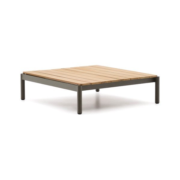 Tīkkoka masīvkoka dārza kafijas galdiņš 89x91 cm Sorells – Kave Home
