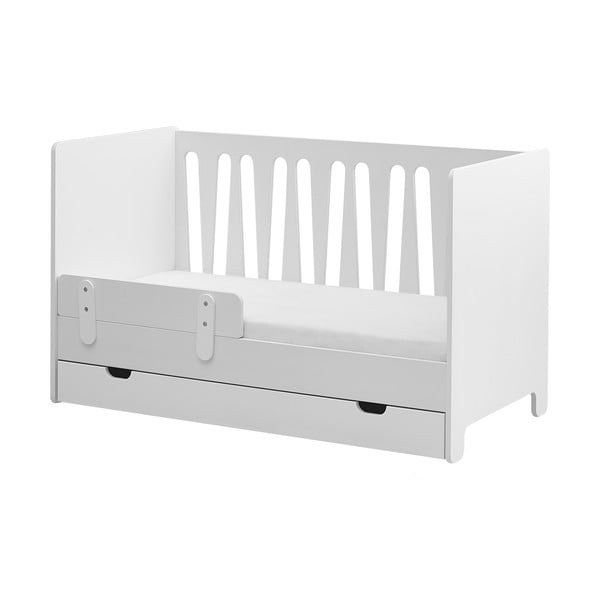 Balta bērnu gultiņa Pinio Moon, 70 x 140 cm-image-4