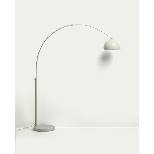 Balta stāvlampa ar metāla abažūru (augstums 160 cm) Madali – Kave Home-image-4