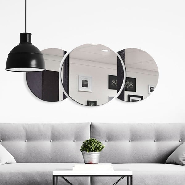 Sienas uzlīme 26x26 cm Half–moon Mirror – Ambiance-image-4