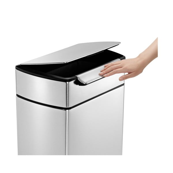 Nerūsējošā tērauda atkritumu tvertne 40 l – simplehuman-image-4