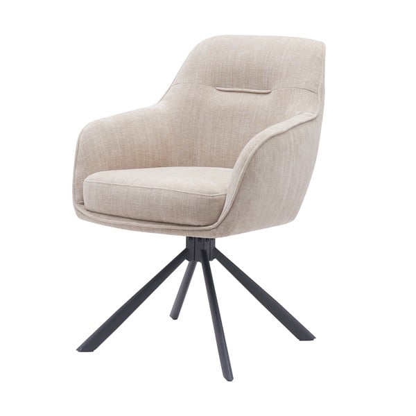 Krēmkrāsas polsterēti ēdamistabas krēsli (2 gab.) Avola – Unique Furniture-image-2