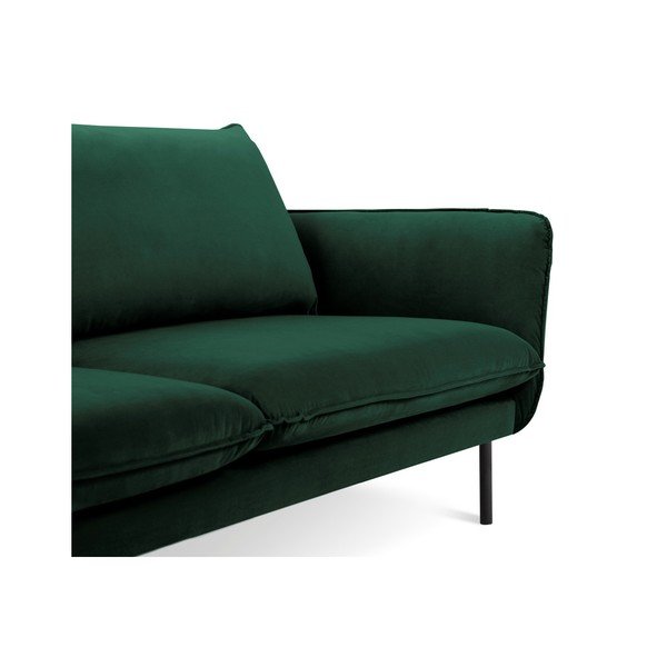 Zaļš samta dīvāns Cosmopolitan Design Vienna, 200 cm-image-3