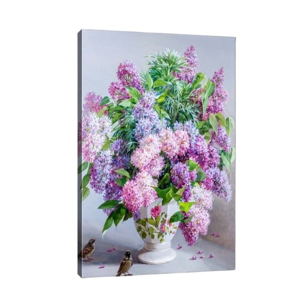 Glezna uz audekla Tablo Center Lilacs, 40 x 60 cm
