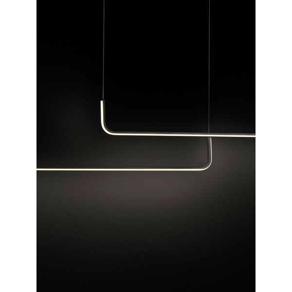 Matēti melna alumīnija LED piekaramā lampa ar regulējamu spilgtumu Strita – Nova Luce-image-4