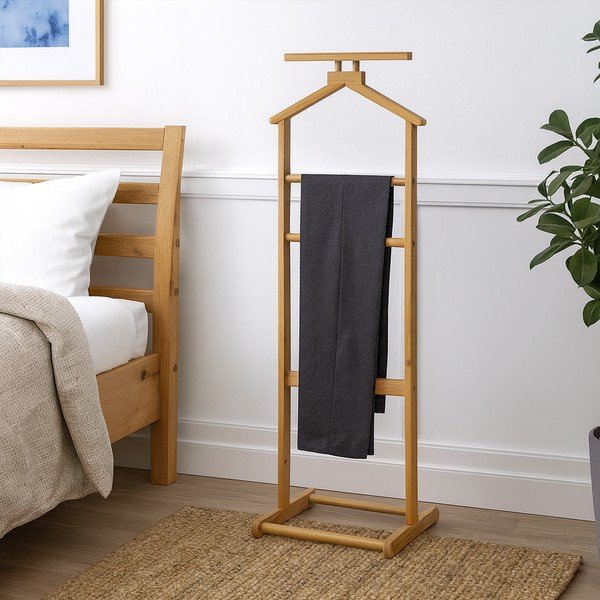 Dabīga toņa bambusa uzvalku pakaramais Vion – Bonami Essentials-image-1