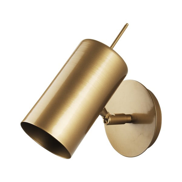 Sienas lampa zelta krāsā Squid Lighting Geo, augstums 23 cm-image-2