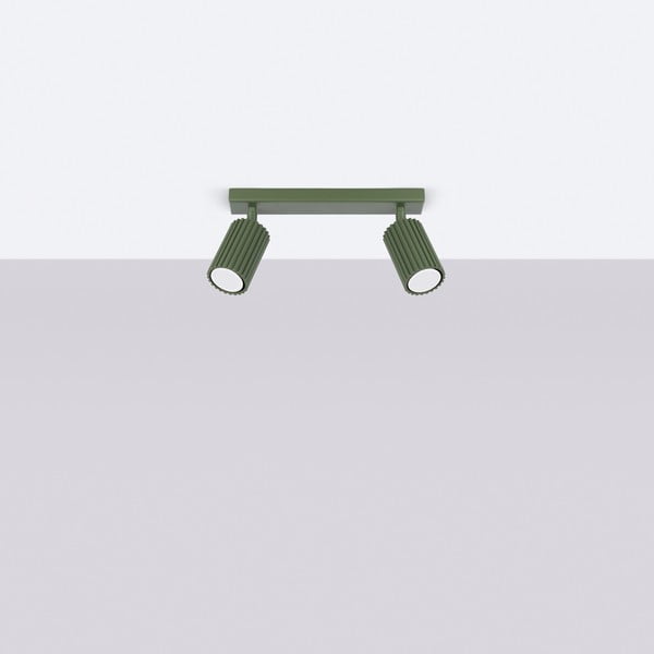 Zaļa prožektora tipa lampa 6,5x30 cm Gleam – Sollux-image-4