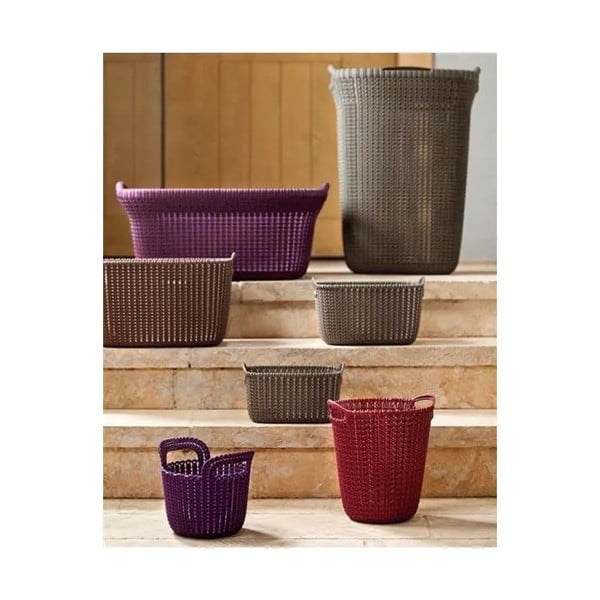 Plastmasas veļas grozs 57 l Knit – Curver-image-1