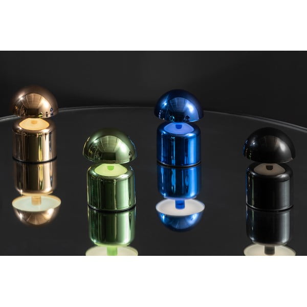 Gaiši zaļa LED galda lampa ar metāla abažūru (augstums 14 cm) Impetu – Leitmotiv-image-2