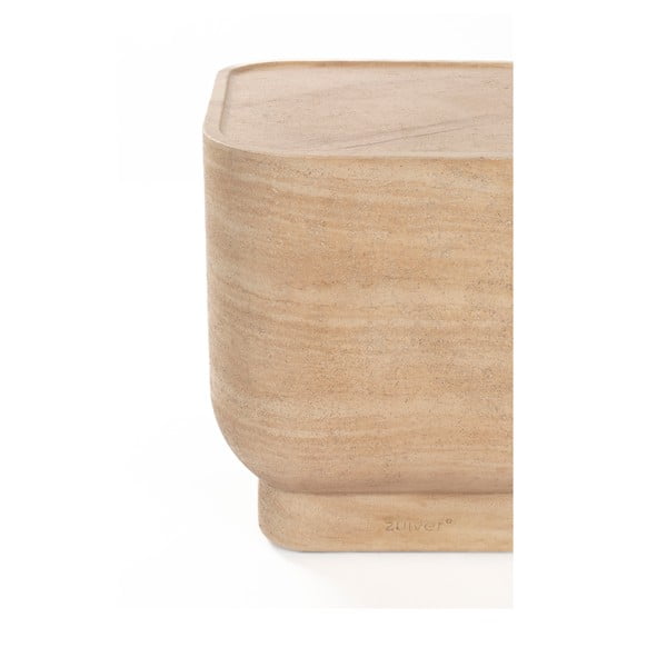 Sānu galdiņš ar akmens imitāciju ø 45 cm Noble – Zuiver-image-4