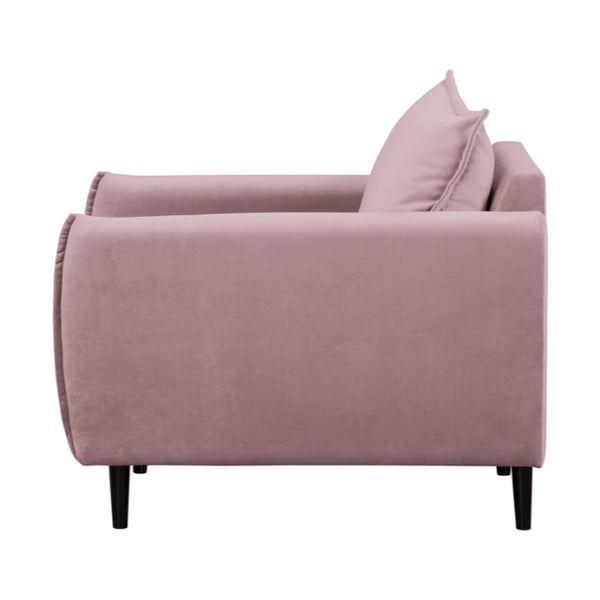 Gaiši violets samta atpūtas krēsls Juli – Ropez-image-2