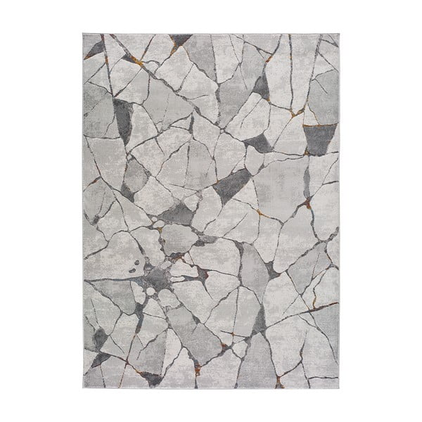 Pelēks paklājs Universal Berlin Marble, 133 x 190 cm