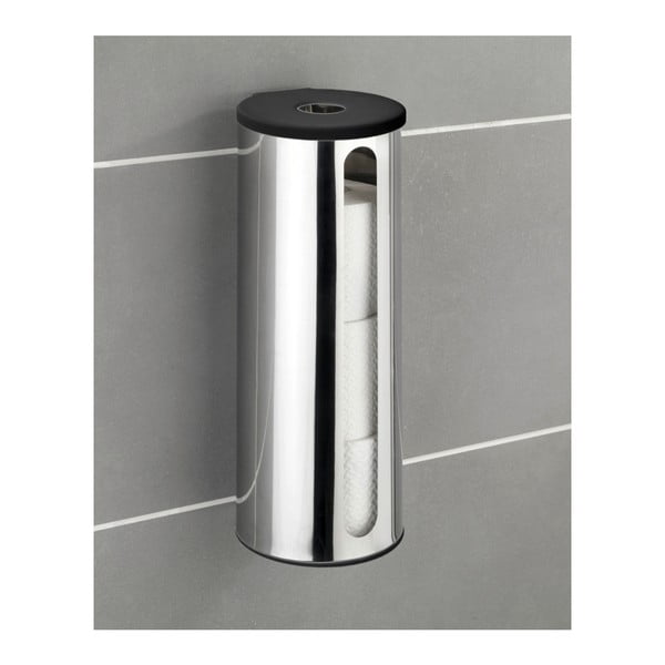 Pie sienas stiprināms pašturošs tualetes papīra dozators Wenko Turbo-Loc Detroit -image-1