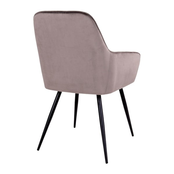 Gaiši brūni polsterēti ēdamistabas krēsli ar roku balstiem (2 gab.) Harbo – House Nordic-image-4