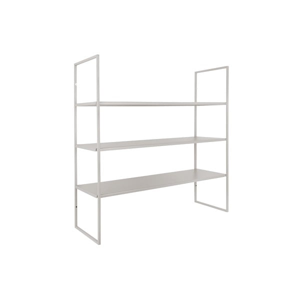 Melns metāla sienas plaukts PT LIVING Level, 60 x 60 cm-image-3