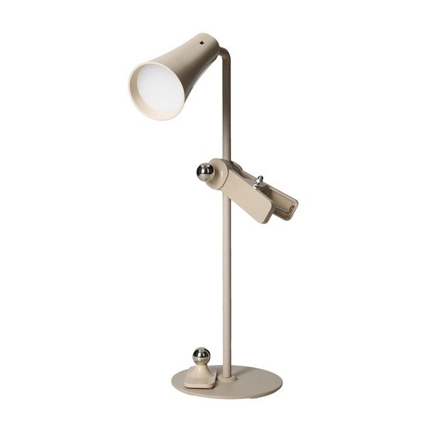 Bēša LED galda lampa (augstums 47,5 cm) 4in1 – Brandani